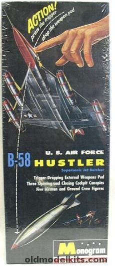 Monogram 1/121 Convair B-58 Hustler, 6821 plastic model kit